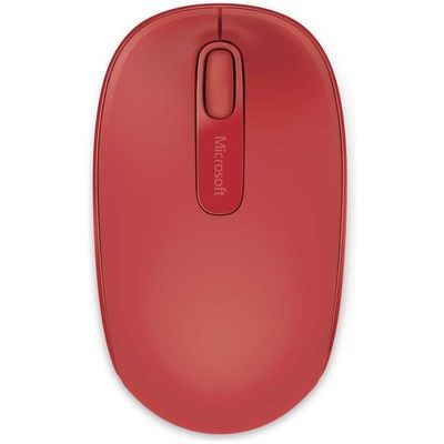 Microsoft 1850 Wireless Mobile Mouse - Red
