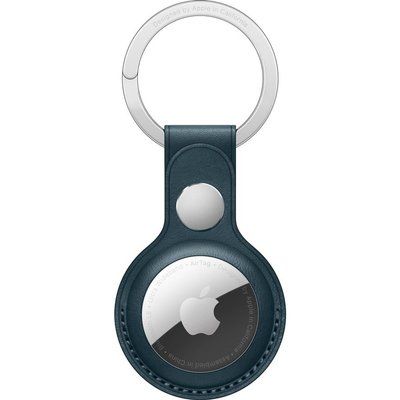 Apple AirTag Leather Key Ring - Baltic Blue 