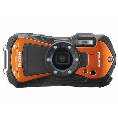 Ricoh WG-80 16MP 5x Zoom Tough Compact Camera - Orange