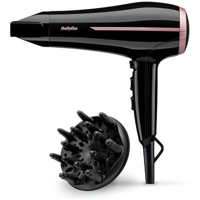 BaByliss 5558U Curl Dry Hair Dryer 2100W with Diffuser