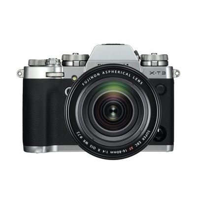Fujifilm X-T3 Mirrorless Camera with FUJINON XF 16-80 mm f/4 R OIS WR Lens - Silver 