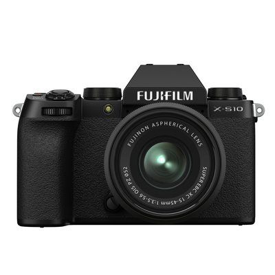 Fujifilm X-S10 Mirrorless Camera with FUJINON XC 15-45 mm f/3.5-5.6 OIS PZ Lens - Black 