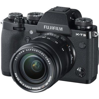 Fujifilm X-T3 WW Mirrorless Camera with FUJINON XF 18-55 mm f/2.8-4 R LM OIS Lens - Black 