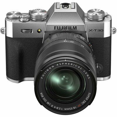 Fujifilm X-T30 II Mirrorless Camera with FUJINON XF 18-55 mm f/2.8-4 R LM OIS Lens - Silver