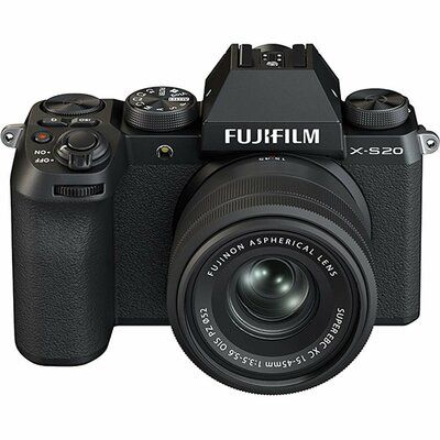 Fujifilm X-S20 Mirrorless Camera with FUJINON XC 15-45 mm f/3.5-5.6 OIS PZ Lens 