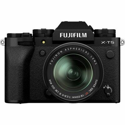 Fujifilm X-T5 Mirrorless Camera with FUJINON XF 18-55 mm f/2.8-4 R LM OIS Lens - Black 