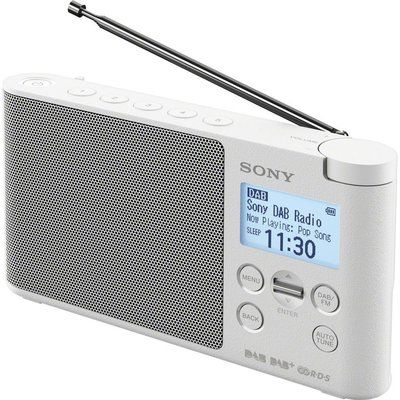Sony XDR-S41DW Portable DAB Radio - White