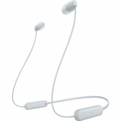 Sony WI-C100 Wireless Bluetooth Earphones - White