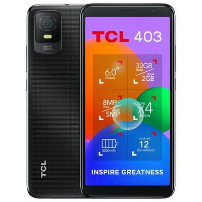 TCL 403 32GB Mobile Phone - Prime Black