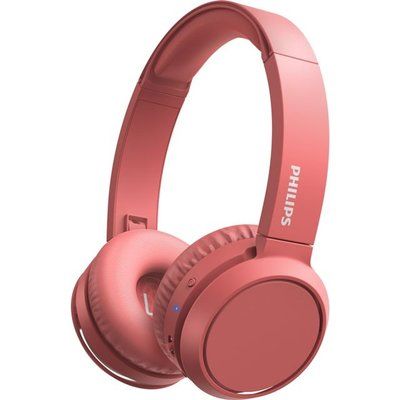 Philips On-Ear Wireless Bluetooth Headphones - Red