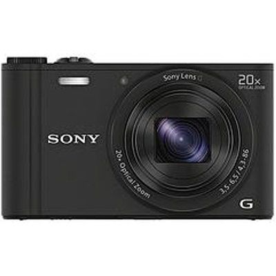 Sony DSCWX350B 18.2 Megapixel Compact Digital Camera - Black
