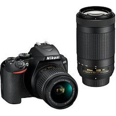 Nikon D3500 DSLR Camera with AF-P DX NIKKOR 18-55 mm f/3.5-5.6G VR & 70-300 mm f/4.5-6.3G ED VR Lens