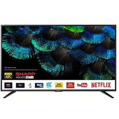 Sharp 50BJ5K 50" 4K Ultra HD Smart TV With Freeview Play