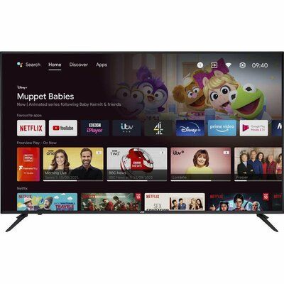 JVC 58" LT-58CA810 Android TV  Smart 4K Ultra HD HDR LED TV with Google Assistant 