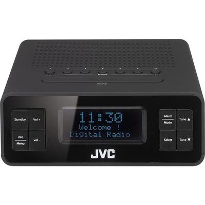 JVC RA-D38-B DAB/FM Clock Radio - Black