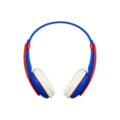 JVC HA-KD9BT Kids Wireless Bluetooth Over-Ear Headphones - Blue & Red