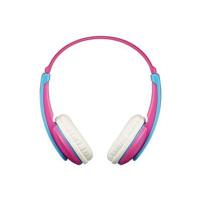 JVC HA-KD9BT Kids Wireless Bluetooth Over-Ear Headphones - Pink & Blue