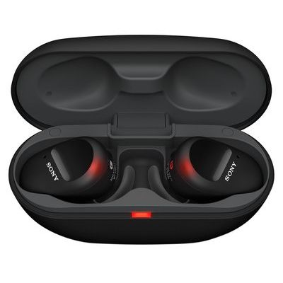 Sony WF-SP800N In-Ear True Wireless Earbuds - Black