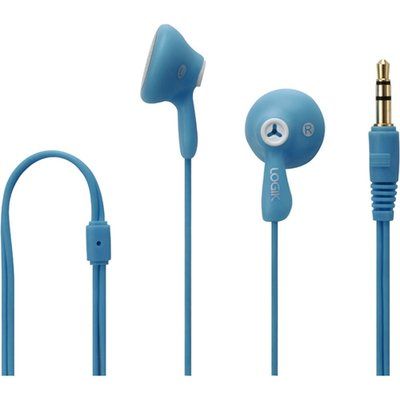Logik Gelly LGELBLU16 Headphones Blue