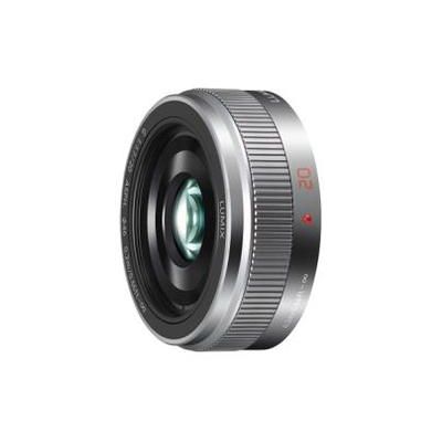 Panasonic H-H020AE-S LUMIX G 20mm Micro 4/3 Single Focal Length Lens - Silver