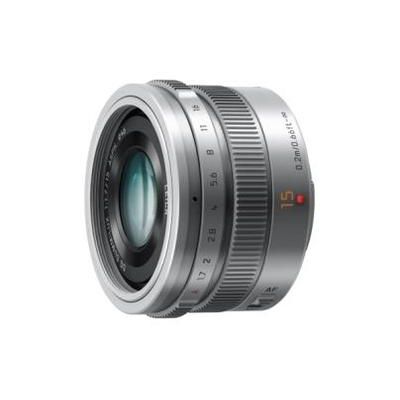 Panasonic H-X015E-S LEICA DG Summilux 15mm f1.7 Micro Four Thirds Lens – Silver
