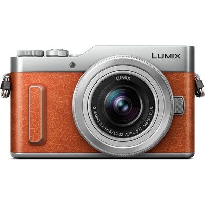 Panasonic Lumix DC-GX880 Mirrorless Camera with G Vario 12-32 mm f/3.5-5.6 Asph. Mega O.I.S. Lens - Tan