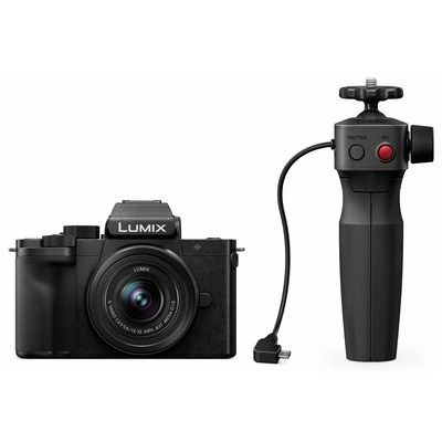 Panasonic Lumix DC-G100 Mirrorless Camera with G Vario 12-32 mm f/3.5-5.6 Asph. Mega O.I.S. Lens & Tripod Grip