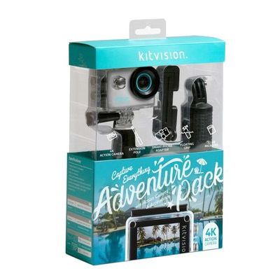 Kitvision 4K Adventure Pack Action Camera with Wi-Fi