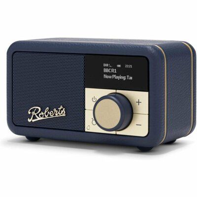 Roberts Revival Petite 2 DAB/DAB+/FM Bluetooth Portable Radio - Midnight Blue