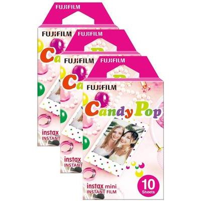 Fujifilm Instax Mini Photo Film 30 Shot Pack - Candypop