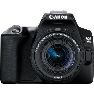 Canon EOS 250D DSLR Camera with EF-S 18-55 mm f/4.0 - f/5.6 IS STM Lens