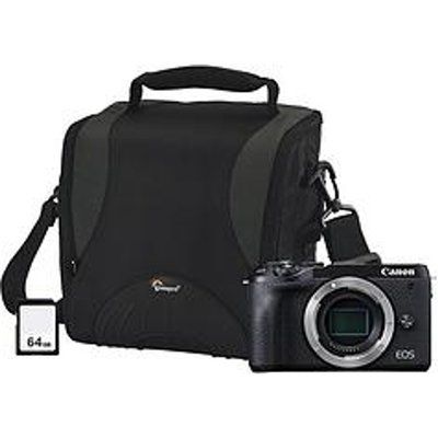 Canon EOS M6 Mark II Mirrorless Camera Body Only, 64 GB SD Card & Bag Bundle