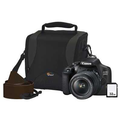 Canon EOS 2000D DSLR Camera with EF-S 18-55mm IS II Lens, 32GB SD Car, DSLR Bag & Neck Strap