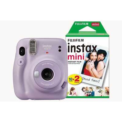 Fujifilm Instax Mini 11 Instant Camera including 20 Shots - Lilac Purple