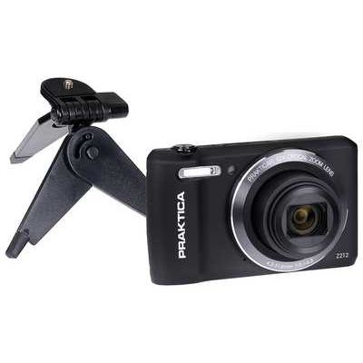 PRAKTICA Luxmedia Z212 Camera Black + FREE Universal Pocket Sized Desktop Tripod