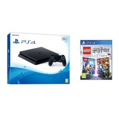 Sony PlayStation 4 500GB Jet Black Console with LEGO Harry Potter Game Collection