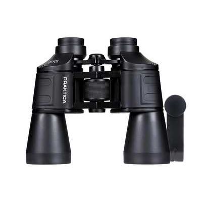 PRAKTICA Falcon 10x50mm Field Binoculars Black+ Universal Tripod Mount Adapter