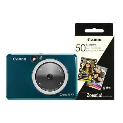 Canon Zoemini S2 Pocket Size 2-in-1 Instant Camera Printer - Teal