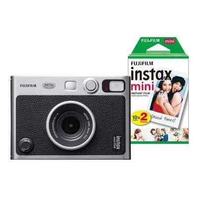 Fujifilm Instax Mini Evo Hybrid Instant Camera inc 20 Shots - Black