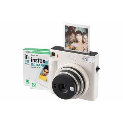 Fujifilm Instax Square SQ1 Instant Camera (20 Shots) - Chalk White