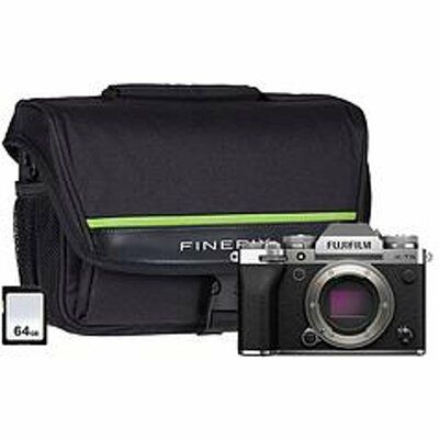 Fujifilm X-T5 Mirrorless Digital Camera Body Kit With System Bag & 64Gb SDXC Card - Silver