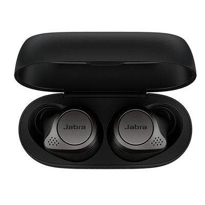 Jabra Elite 75t Wireless Bluetooth Earphones - Titanium Black