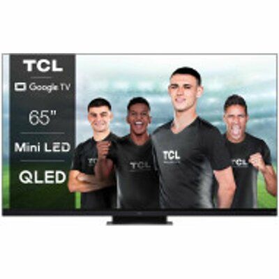 TCL 65C935K 65" 4K Mini LED TV with QLED - Brushed Titanium