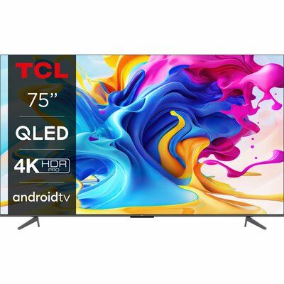 TCL 75C645K 75" Smart 4K Ultra HD TV - Titanium