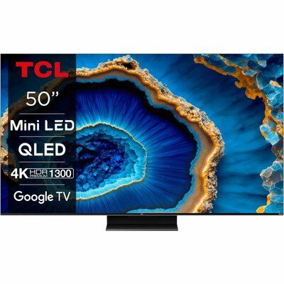 TCL 50C805K 50" QD-Mini QLED 4K HDR PREMIUM 1300 144Hz Google TV