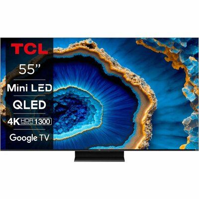 TCL 55C805K 55" QD-Mini QLED 4K HDR PREMIUM 1300 144Hz Google TV