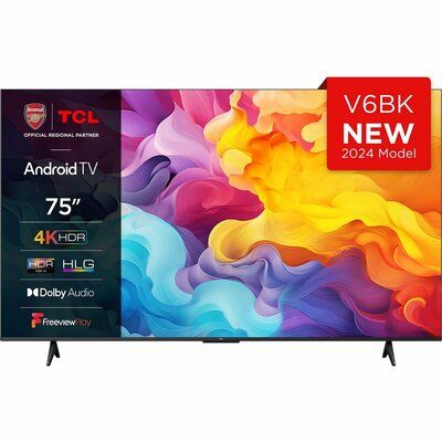 TCL V6BK 75" 4K Ultra HD Smart Android TV