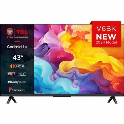 TCL V6BK 43" 4K Ultra HD Smart Android TV