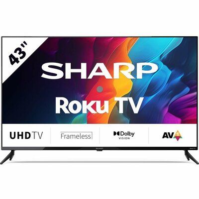 Sharp 4T-C43FJ7KL1FB 43" Smart 4K Ultra HD HDR LED TV 