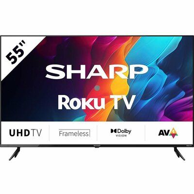 Sharp 55" 4T-C55FJ7KL1FB Smart 4K Ultra HD HDR LED TV 